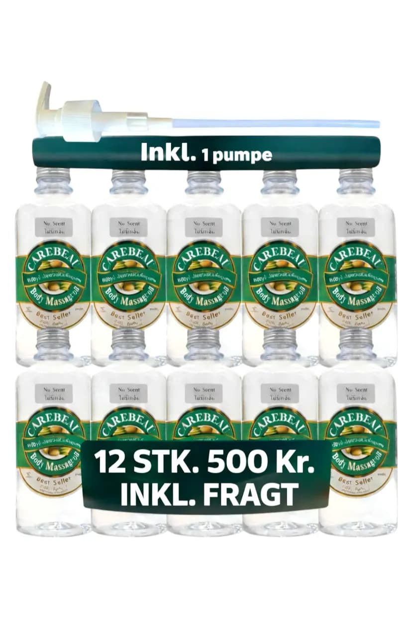 Carebeau massageolie 450 ml uden duft ( 12 Stk. ) 2