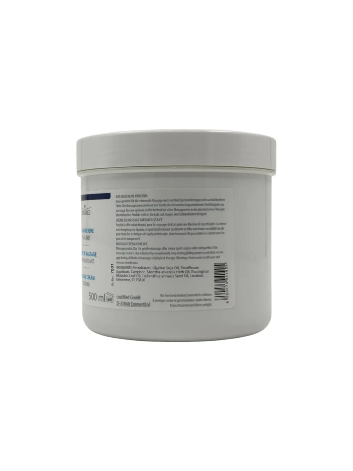 Cosimed Massagecreme 500 ml (Kølende) 3