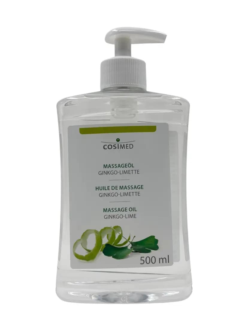 Cosimed massageolie 500 ml. Ginkgo – Lime 2